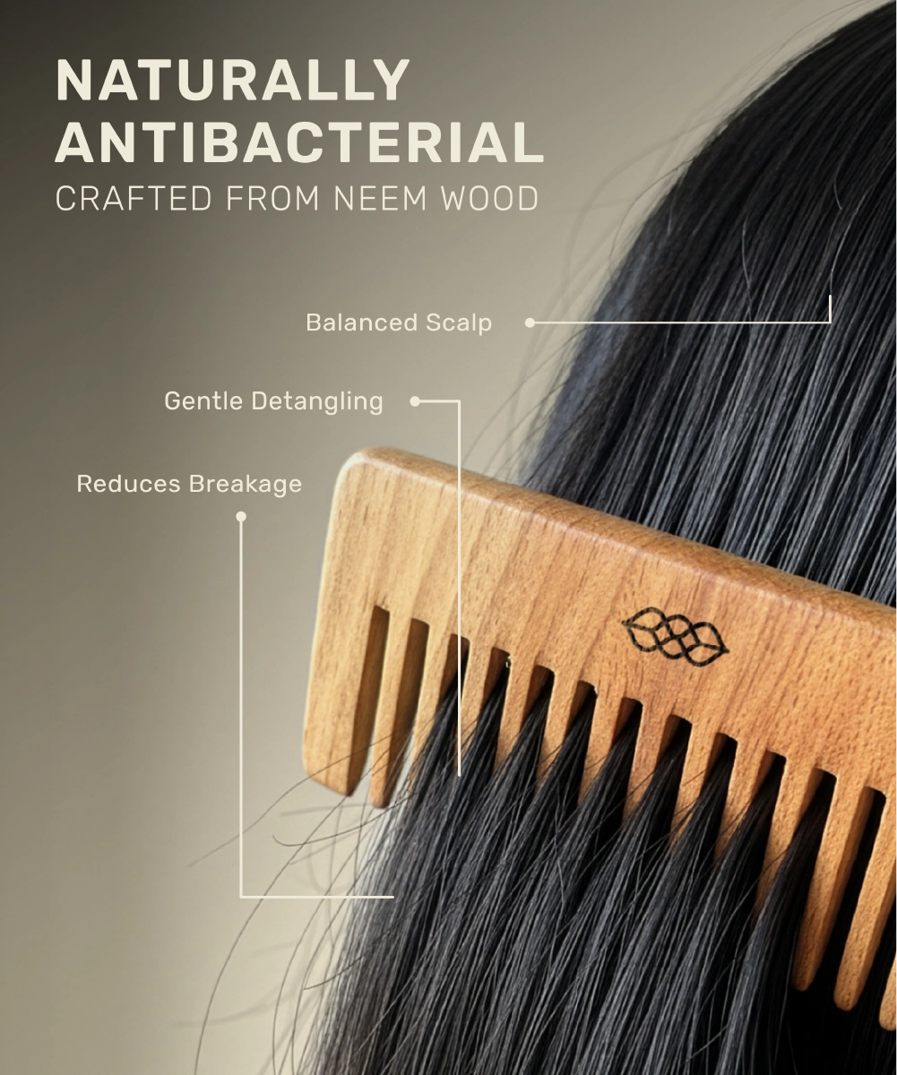 Kiuora Neem Wood Comb